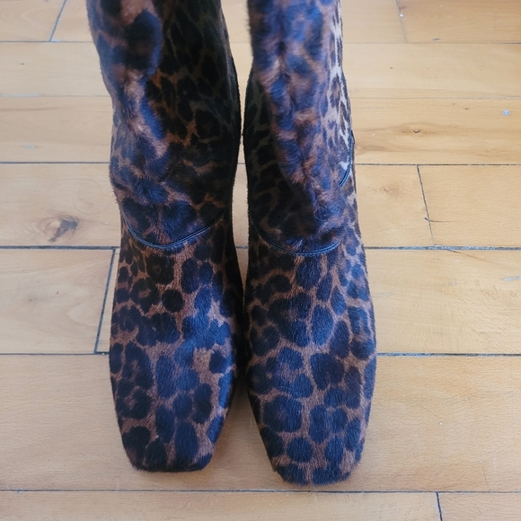 Jimmy Choo Leopard Print Women's Boots - Picture 5 of 7